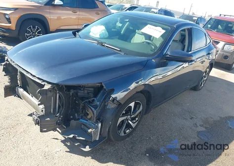 2022 Honda Insight Ex z USA, uszkodzony, nr VIN 19XZE4F56NE009853